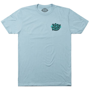 BEACON Premium S/S T-Shirt - Stonewash Denim
